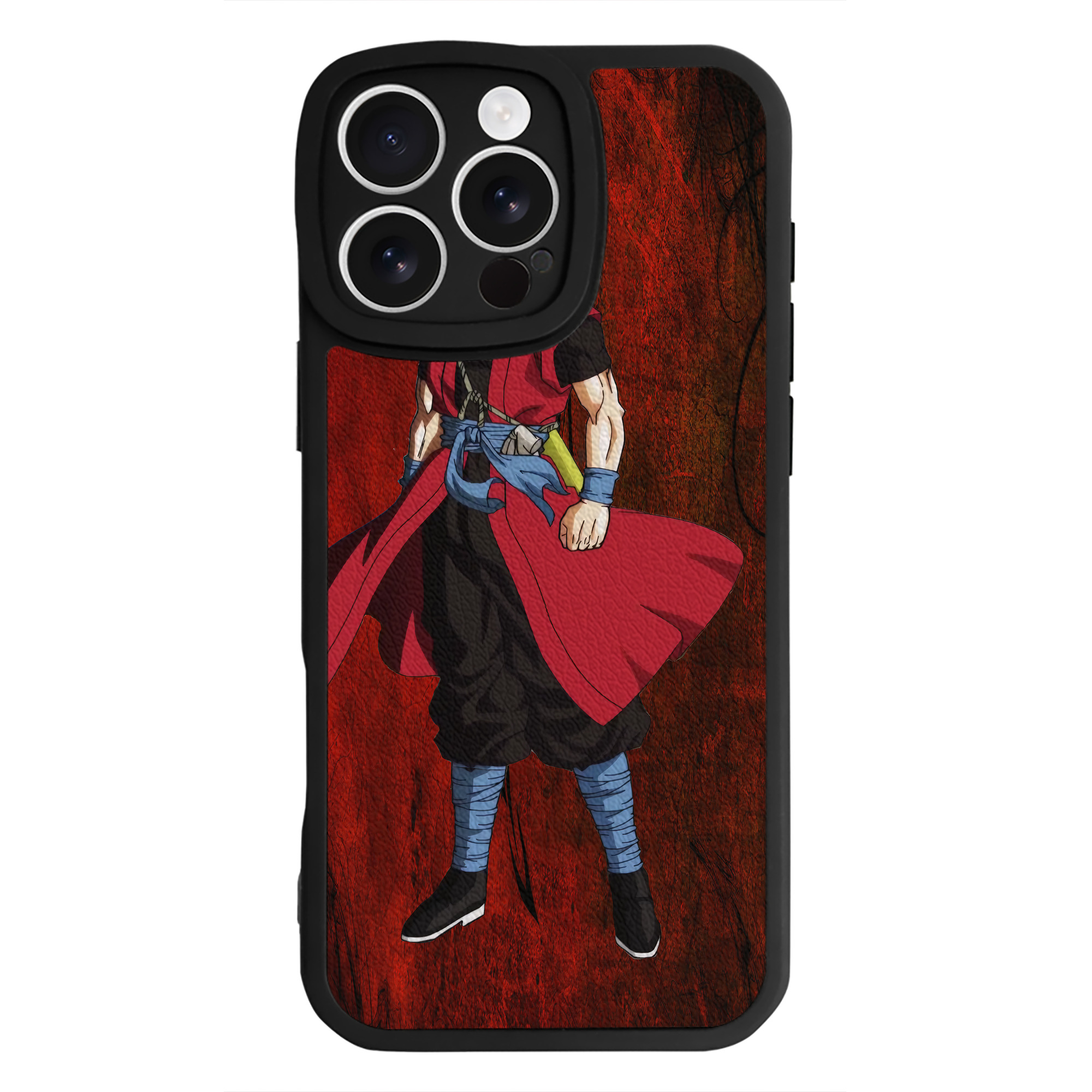 （画像用） ドラゴンボール DRAGON BALL 【iPhone 16シリーズ対応】シリコンスマホケース（レザー調） 材質：シリコン